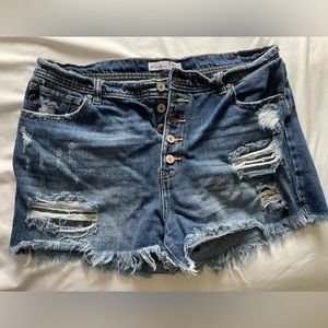 KanCan Denim Shorts with Button Fly size 31